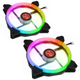 Вентилятор Raijintek Iris Rainbow RGB Dual Pack (0R400049) - изображение 1