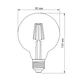 LED лампа TITANUM Filament G95 6W E27 2200K бронза TLFG9506272A 25528 - изображение 3