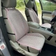 Накидки для сидінь авто з алькантари Lux ПАЙКА Квадратний ромб Ніжно-рожеві Преміум+ Повний комплект - зображення 4