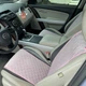 Накидка на сидіння водія автомобіля з алькантари Lux ПАЙКА Квадратний ромб Ніжно-рожева Стандарт 1 передня - зображення 2
