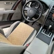 Комплект накидок на сидіння автомобіля з алькантари Lux ПАЙКА Квадратний ромб Пісочні Стандарт Повний комплект - зображення 2