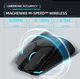Геймерська акумуляторна бездротова миша 26000DPI MACHENIKE M7Pro PixArt PAW3395 RGB Rose (M7-3395R) - изображение 6
