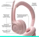Наушники Logitech Zone 300 Wireless Rose (981-001412) - изображение 6