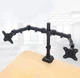 Настільне кріплення для двох моніторів UKC Desk Mount VESA 15"-30" кронштейн на два монітори Чорний - зображення 1