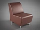 Крісло Челендж Sentenzo 600x840xН850 коричневий - зображення 1