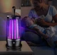 Ультрафіолетовий знищувач комах OKAL RED EAS на акумуляторі (4000 mAh), електрична лампа пастка комарів та мух, чорний (82400855) - зображення 8