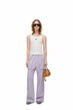 Женская майка в рубчик LOEWE Anagram tank top Размер S Белый - изображение 4