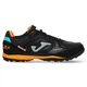 Сороконіжки взуття футбольне розмір 39.5 Joma TOP FLEX TOPW2301TF (верх-шкіра, підошва-RB, чорний-помаранчевий) - изображение 1