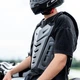 Чорний Мотопанцир для захисту грудей та спини, Sulaite, Motorcycle body vest armor, Black - зображення 6
