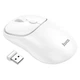 Комп'ютерна миша бездротова Hoco GM25 Royal dual-mode business wireless mouse White - зображення 2