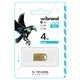 Флеш-накопичувач Wibrand USB 2.0 Hawk 4Gb Gold (WI2.0/HA4M1G) - зображення 2