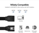 Кабель UGREEN US217 SATA 3 Data Cable 0.5m (Black)(UGR-30796) (UGR-30796) - изображение 5