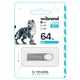 Флешка Wibrand Irbis 64 ГБ USB 2.0 срібляста - изображение 2
