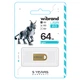 Флеш-накопичувач Wibrand USB 2.0 Lynx 64Gb Gold (WI2.0/LY64M2G) - изображение 2