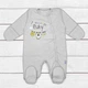 Бавовняний чоловічок без начосу Hello Baby 56 см Сірий - зображення 1