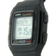 Спортивные мужские кварцевые наручные часы Casio оригинал Япония Collection F-201WA-1AEG с полимерным ремешком - изображение 2