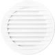 Решетка круглая с сеткой AIRROXY AOzS 80 White (02-215) - изображение 1