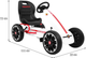 Gokart na pedały Ramiz Abarth Biały (5903864909531) - obraz 2