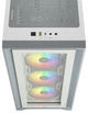 Корпус Corsair iCUE 4000X RGB Tempered Glass White (CC-9011205-WW) - зображення 3