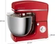 Кухонна машина Clatronic KM 3765 Red - изображение 3