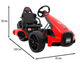 Gokart elektryczny Ramiz Bolid XR-1 Czerwony (5903864904734) - obraz 2