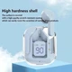 Беспроводные наушники TWS T2 с прозрачным зарядным кейсом вакуумные bluetooth 5.0 LED цифровой дисплей 517 Black - изображение 5