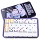 Настільна гра Доміно Double Six Dot Dominoes Set Black у жерстяному боксі - зображення 3