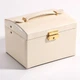 Шкатулка Casegrace SP-01111 Champagne 17*12*12,5 см для украшений и ювелирных изделий трехуровневая с зеркалом - изображение 5