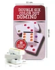 Настільна гра Доміно Double Six Dot Dominoes Set Red у жерстяному боксі - зображення 6