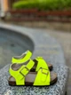 Босоножки кожаные на пробковой подошве Evie shoes 24 (14,5 см) КБ 763 Н - изображение 1