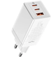 Білий зарядний пристрій Baseus CCGP120202 65W з кабелем Type-C to Type-C. - зображення 3