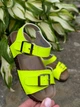 Босоножки кожаные на пробковой подошве Evie shoes 25 (15 см) КБ 763 - изображение 1
