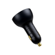 Автомобильное зарядное устройство с кабелем Baseus TZCCZM-0G 2Type-c/USB 160W Серое - изображение 8