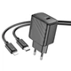 Комплект зарядного устройства Hoco CS22A Value 1USB-C PD/QC 30W Type-C to Lightning Black (33609_3210137) - изображение 4