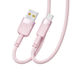 USB Data-Кабель Ridea RC-CP43 ColorPro 3A Type-C 1.2m, Pink - изображение 5