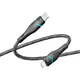 Data-Кабель Ridea RC-RL15 RGB Light Type-C to Lightning 30W 1.2m, Black - изображение 6