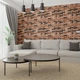 Панель стінова самоклеюча декоративна 3D Sticker Wall classical brick (346-2) 700х770х2мм (D) SW-00001915 - зображення 5