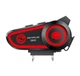 Мотоциклетна Bluetooth-гарнітура GEARELEC DK02 Bluetooth 5.3 з RGB підсвічуванням та функцією шумозаглушення - зображення 1
