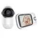 Відеоняня Baby MonitorVB802 з датчиком звуку, нічне бачення + термометр, радіоняня, няня - зображення 1