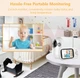 Відеоняня Baby MonitorVB802 з датчиком звуку, нічне бачення + термометр, радіоняня, няня - зображення 3