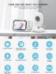 Беспроводная видеоняня ABM600 3.5in (Baby Monitor) - изображение 2