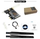 Двохдіапазонний PCI-E Wi-Fi 6 1800Mbps + BT5.2 (AX) адаптер 2.4/5GHz + Bluetooth 5.2 (PCI-AX1800-L) - зображення 6