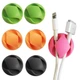 Клипсы - держатели кабельные Cable clips MULTI-PURPOSE HK-912 на липучке двойные цветные 6 шт - изображение 1