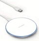 Бездротовий зарядний пристрій Qi Fast Charger 15W з функцією швидкої зарядки для iPhone та Android White - зображення 1