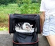 Сумка переноска для кошек и собак CosmoPet CP-05 78x47x29 см Черный/красный - изображение 6