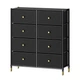 Комод побутовий LUMINARIA ELEGANCE BLACK 8B - зображення 1
