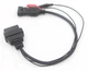Переходник для сканера OBD2 3 pin Chery Amulet (Амулет), Tiggo (Тиго), QQ, Fiat (Фиат), Lancia, Alfa Romeo (608501975) Черный - изображение 8