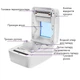 Термопринтер для печати этикеток, наклеек, штрих-кодов 4" POS Vector PS-HQ480. Принтер этикеток и ценников (PS-HQ480-w) - изображение 6