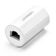 Соединитель витой пары UGREEN NW116 RJ-45 Ethernet Connector White (20391) - изображение 1