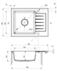 Кухонна мийка Deante Zorba ZQZ_G11A - зображення 3